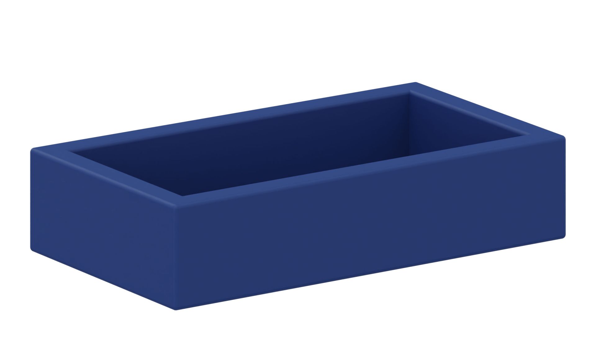 Schaumstoffbett klein blau, 114x64x25 cm