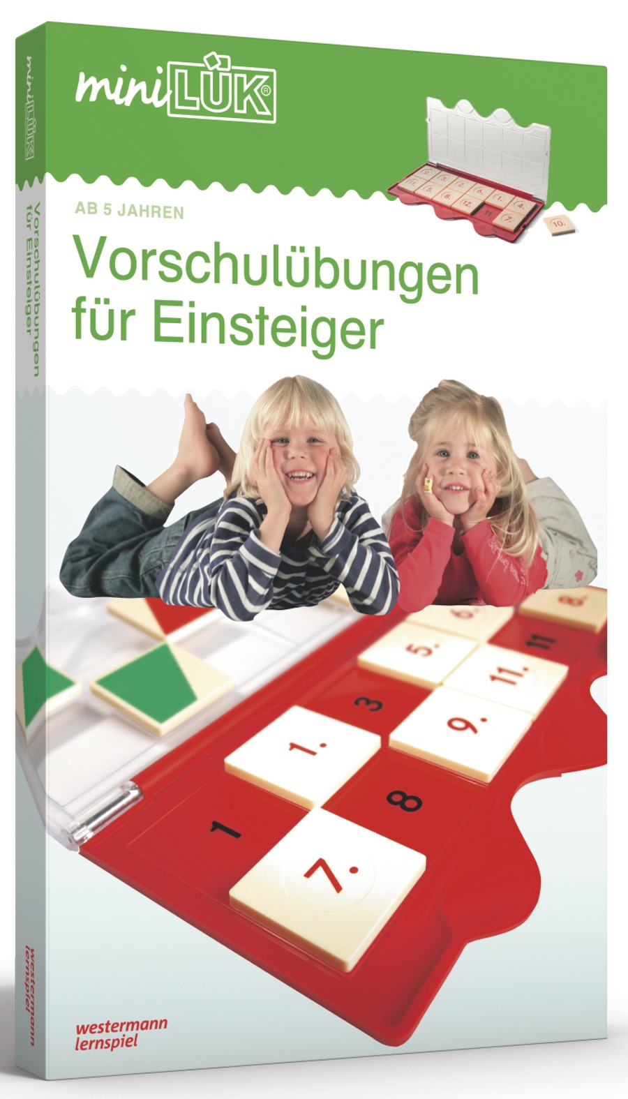 miniLÜK Set Vorschulübungen für Einsteiger, Heft und Lösungsgerät, ab 5 Jahre