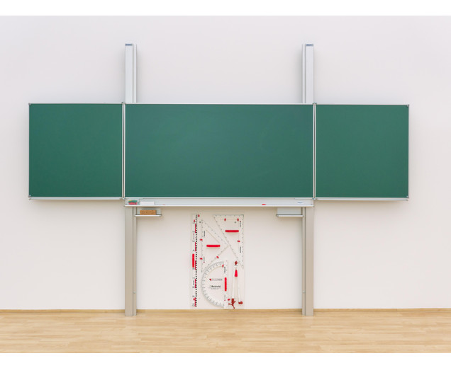 Pylonen-Klappschiebetafel, 200x100cm, grün