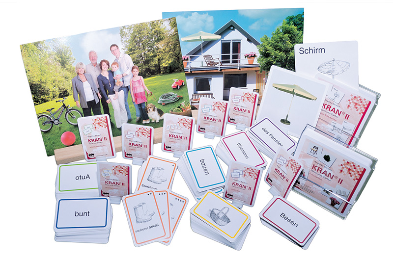 KRAN®Koffer II Haus und Garten, Aphasie-Übungsmaterial