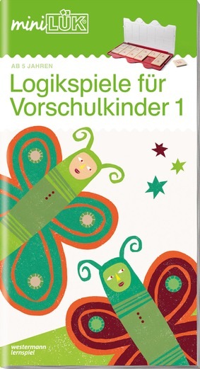 miniLÜK Logikspiele für Vorschulkinder 1, Heft, ab 5 Jahre