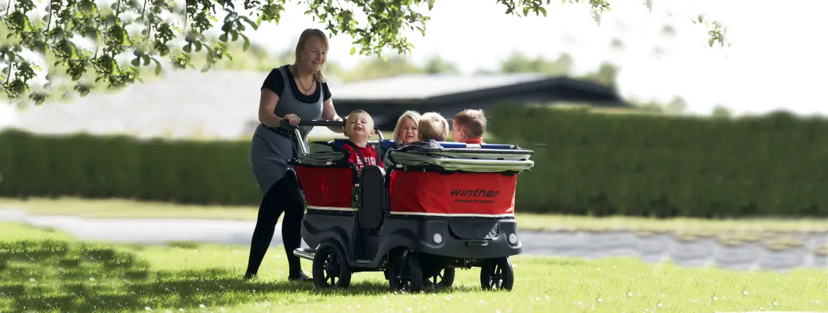 Winther® TURTLE Kinderbus de Luxe, 4 Kinder, 8900800