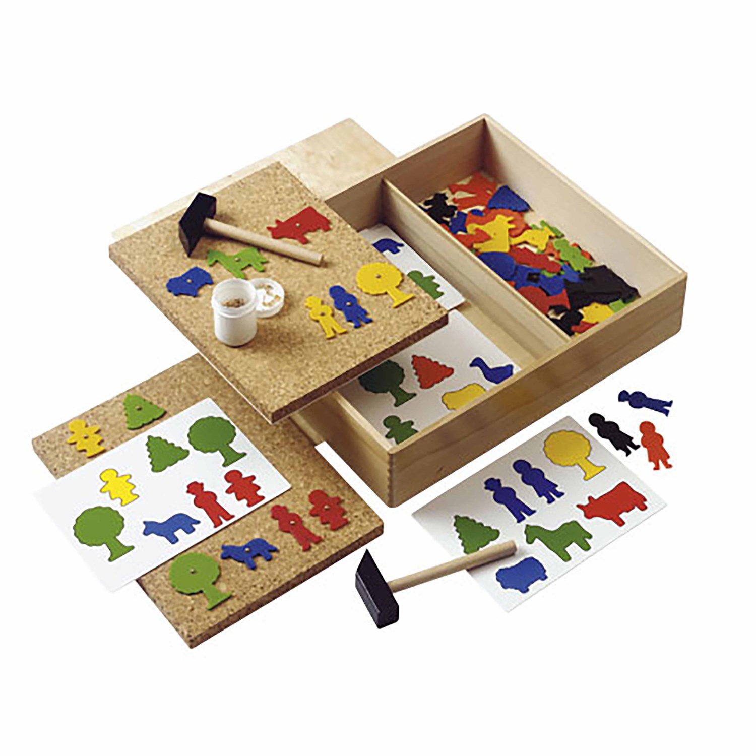 Hӓmmerchen Tick - Korkplatte mit MDF, ab 3 Jahre
