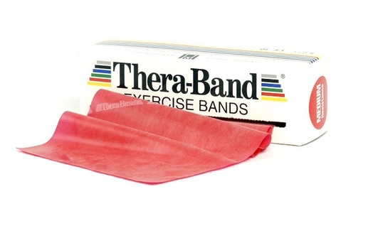 Thera-Band® 5,50 m x 12,8 cm rot, mittel stark