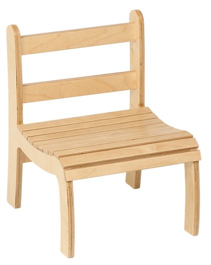 Kleinkindstuhl Sitzfläche Lattenrost: hoch, Sitzhöhe 17.5 cm