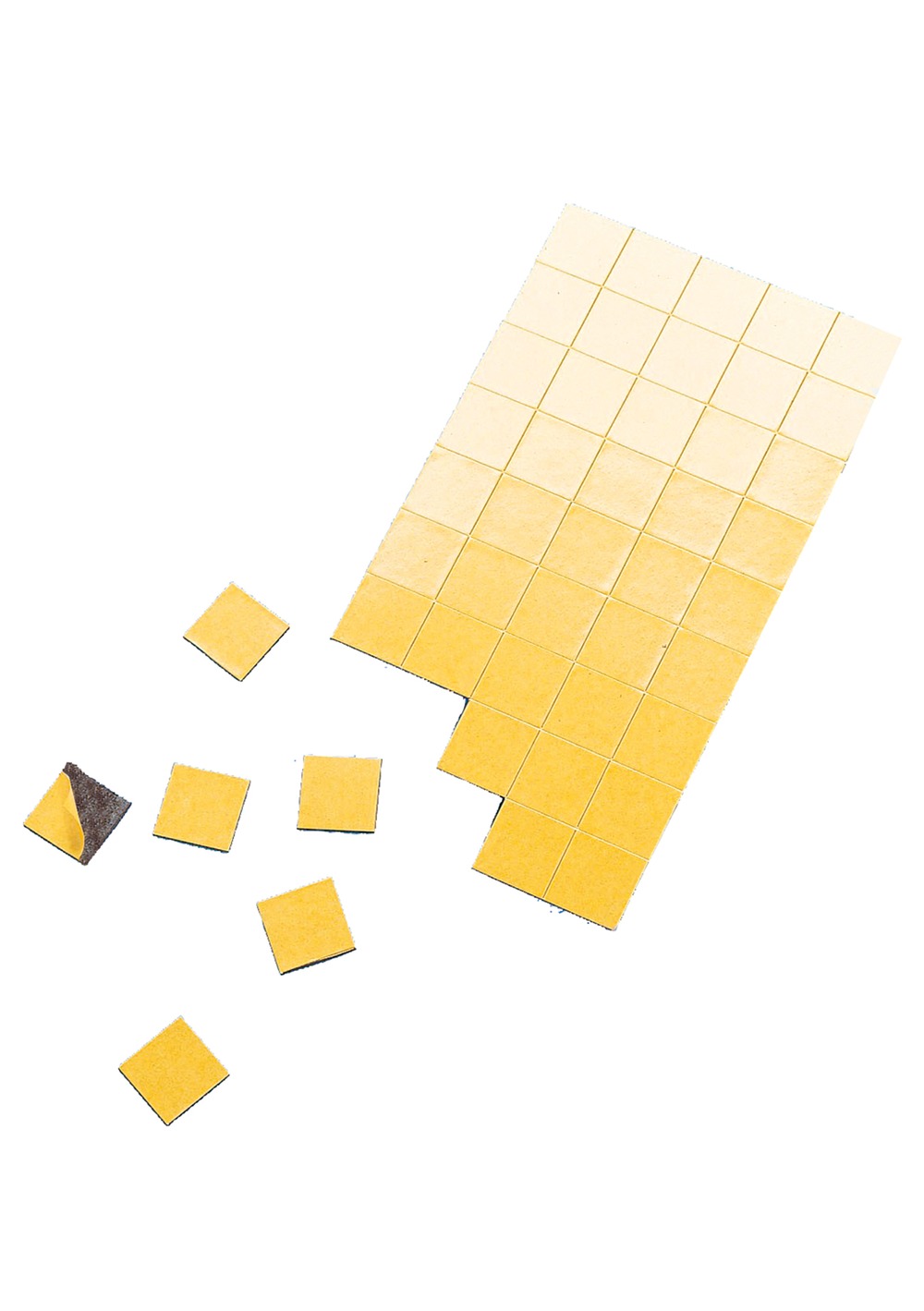 Selbstklebende Magnetquadrate 100 Stück