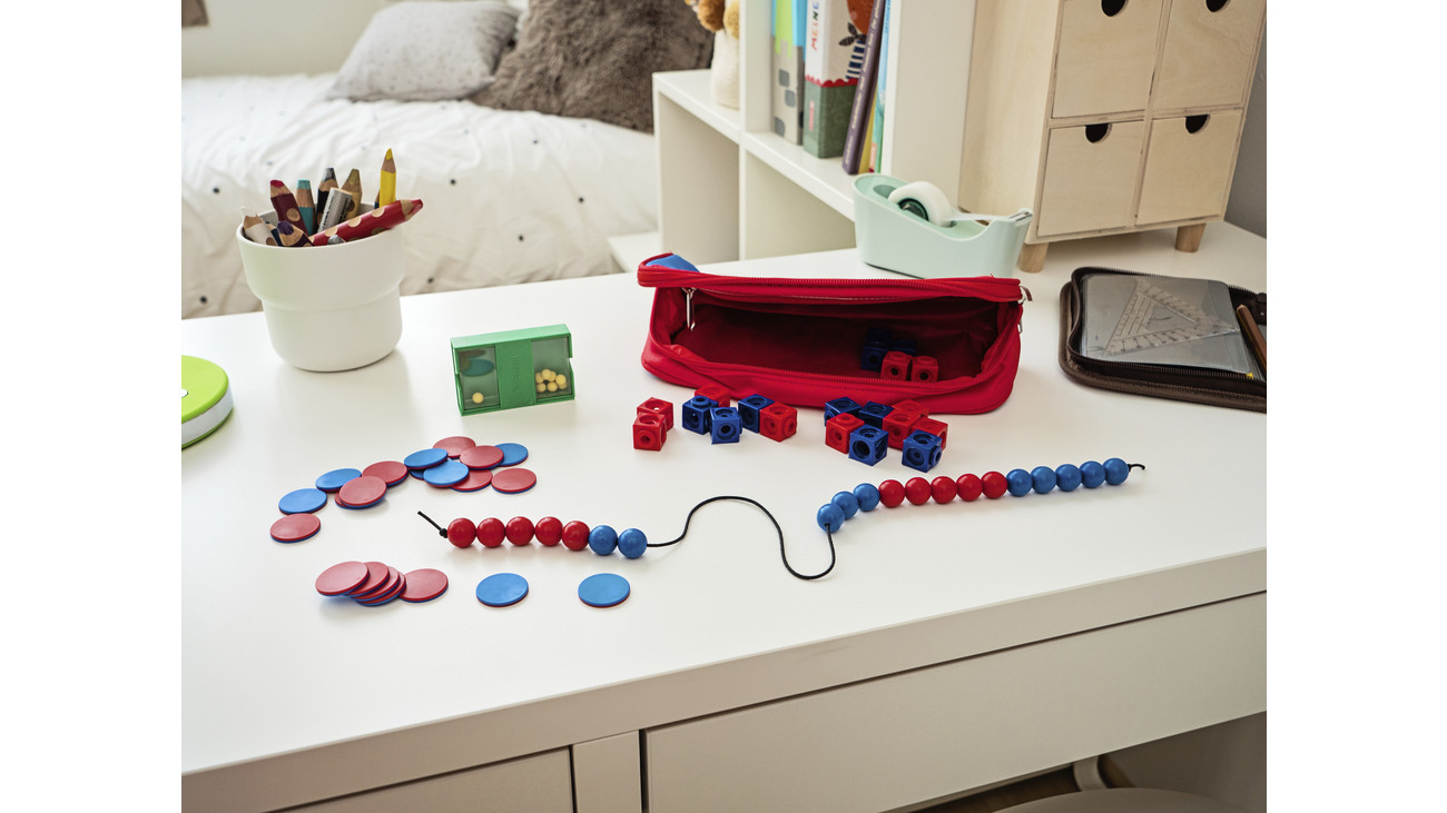 Schüler-Rechenset im Mäppchen, 5-8 Jahre