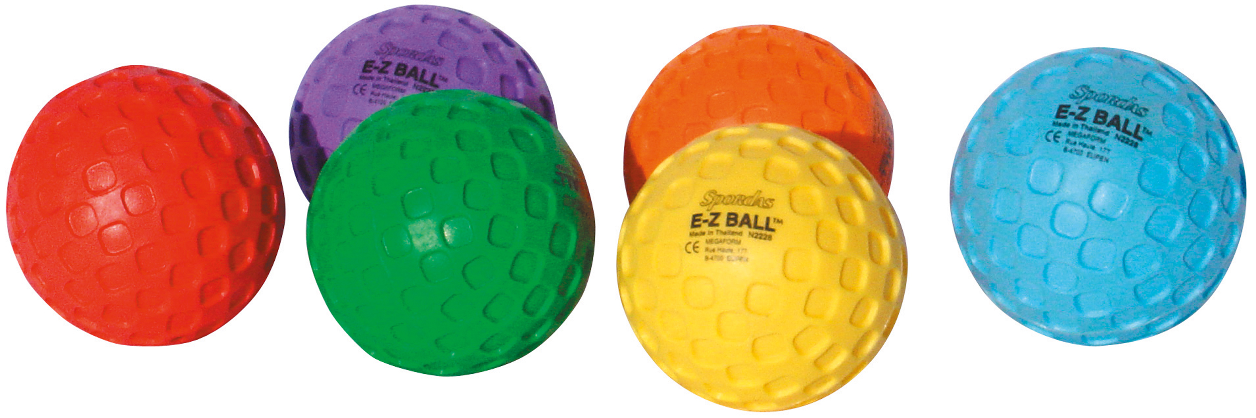 Spordas® E-Z Bälle, 6er-Set, Ø 10 cm