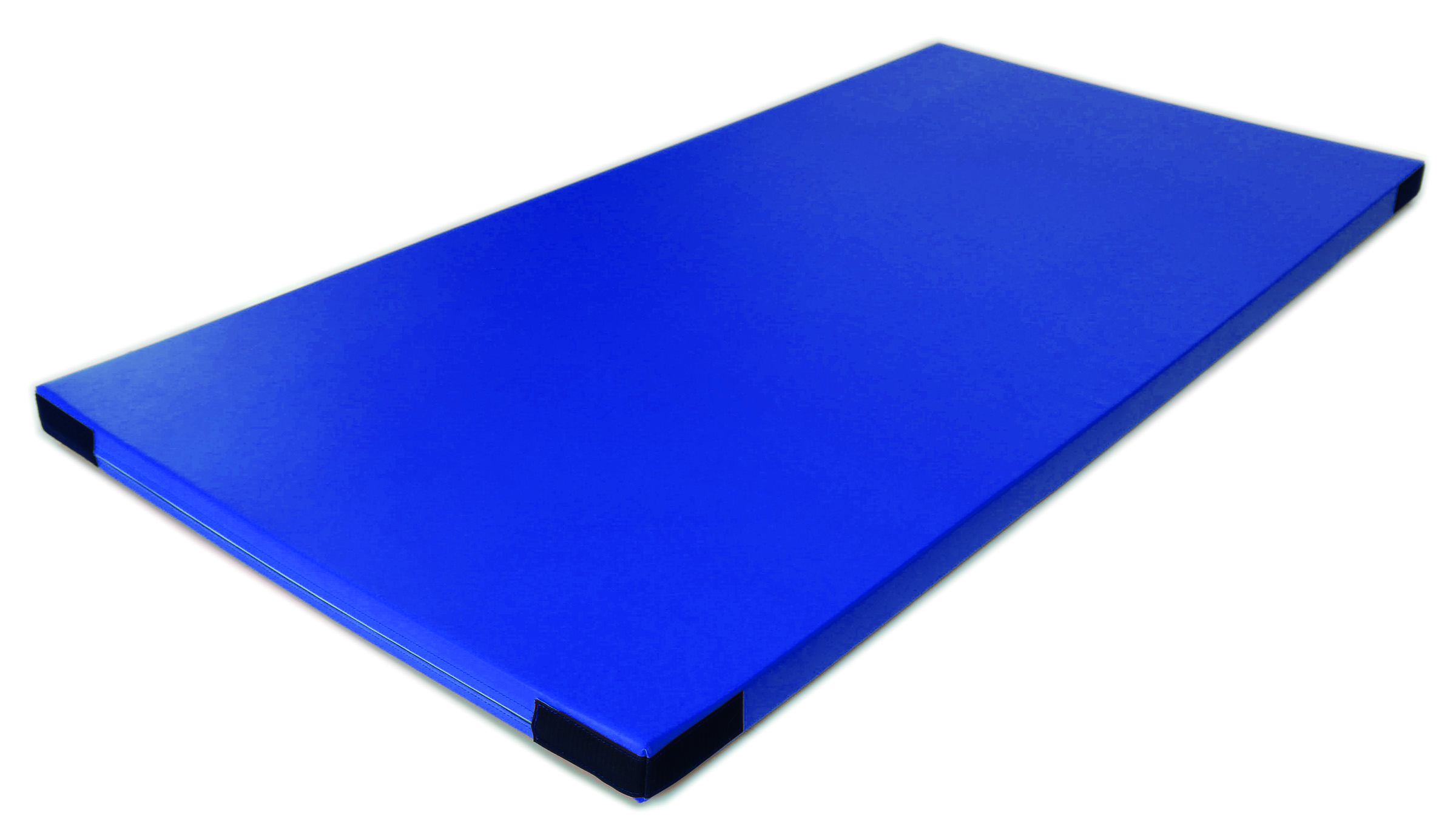 Fallschutzmatte FSM 160/60, 200x100 cm blau mit Klettecken