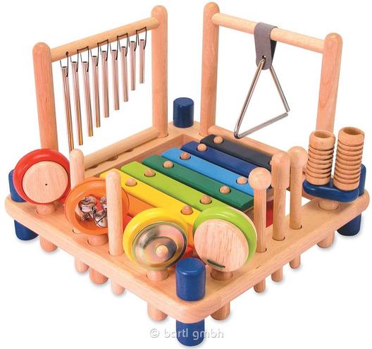 Kinder-Musikcenter, Spielstation aus Holz, ab 3 Jahre