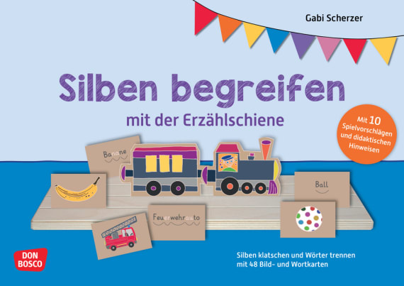 Silben begreifen mit der Erzählschiene, 48 Bild- und Wortkarten, ab 4 Jahre