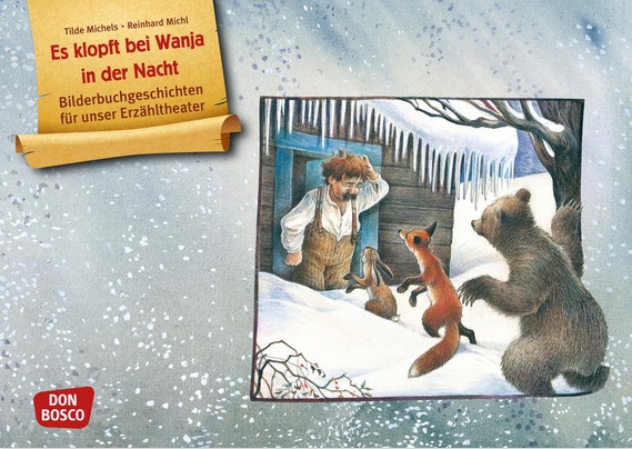 Kamishibai Bildkartenset - Es klopft bei Wanja in der Nacht, 3-8 Jahre