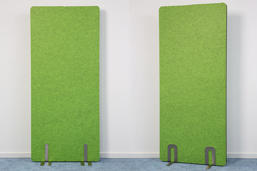 Lärmschutz Akustik-Trennwand, Grün, 180x80 cm, soni STELLWAND
