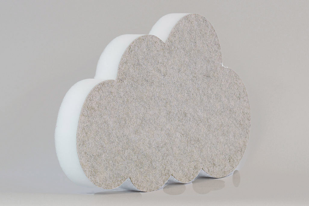 Schallschutz Akustikelement, Wolke Greige, soni ELEMENT cloud klein