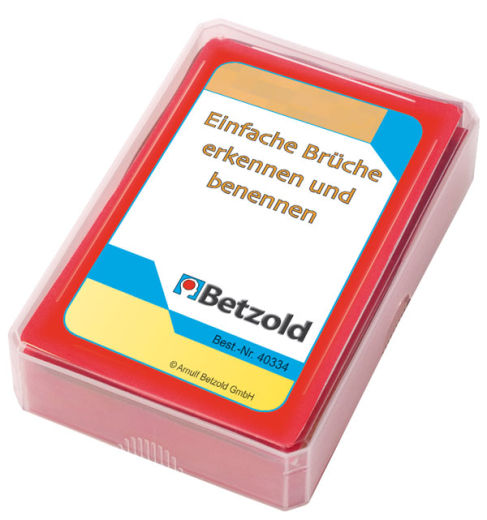 Einfache Brüche erkennen und benennen, Kartensatz, 7-9 Jahre