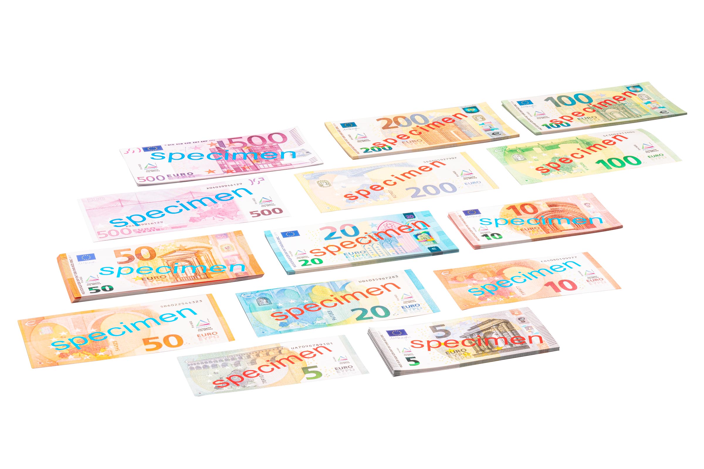 EURO Spielgeld Scheine, 40 Geldscheine