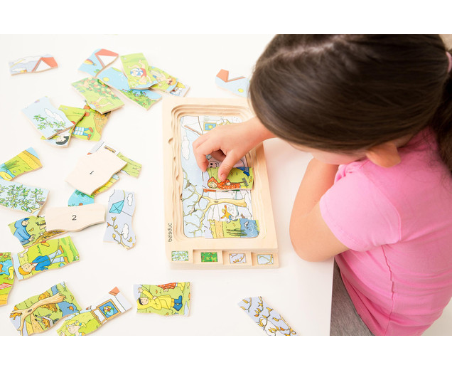 Lagen-Puzzle 4 Jahreszeiten, 4-7 Jahre
