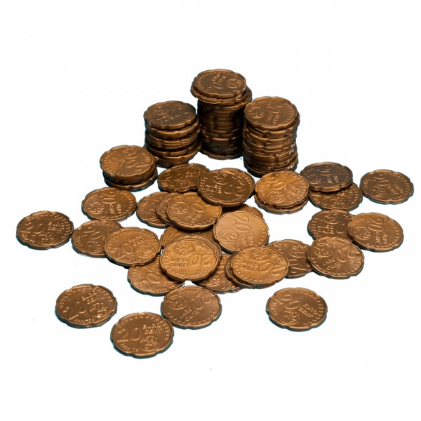 Geld Euro-Münzen Spielgeld 20 Cent