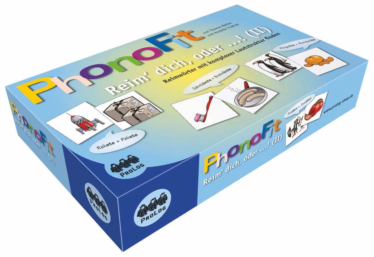 PhonoFit: Reim' dich, oder...!, Teil 2, Lege- und Memo-Spiel, ab 4 Jahre