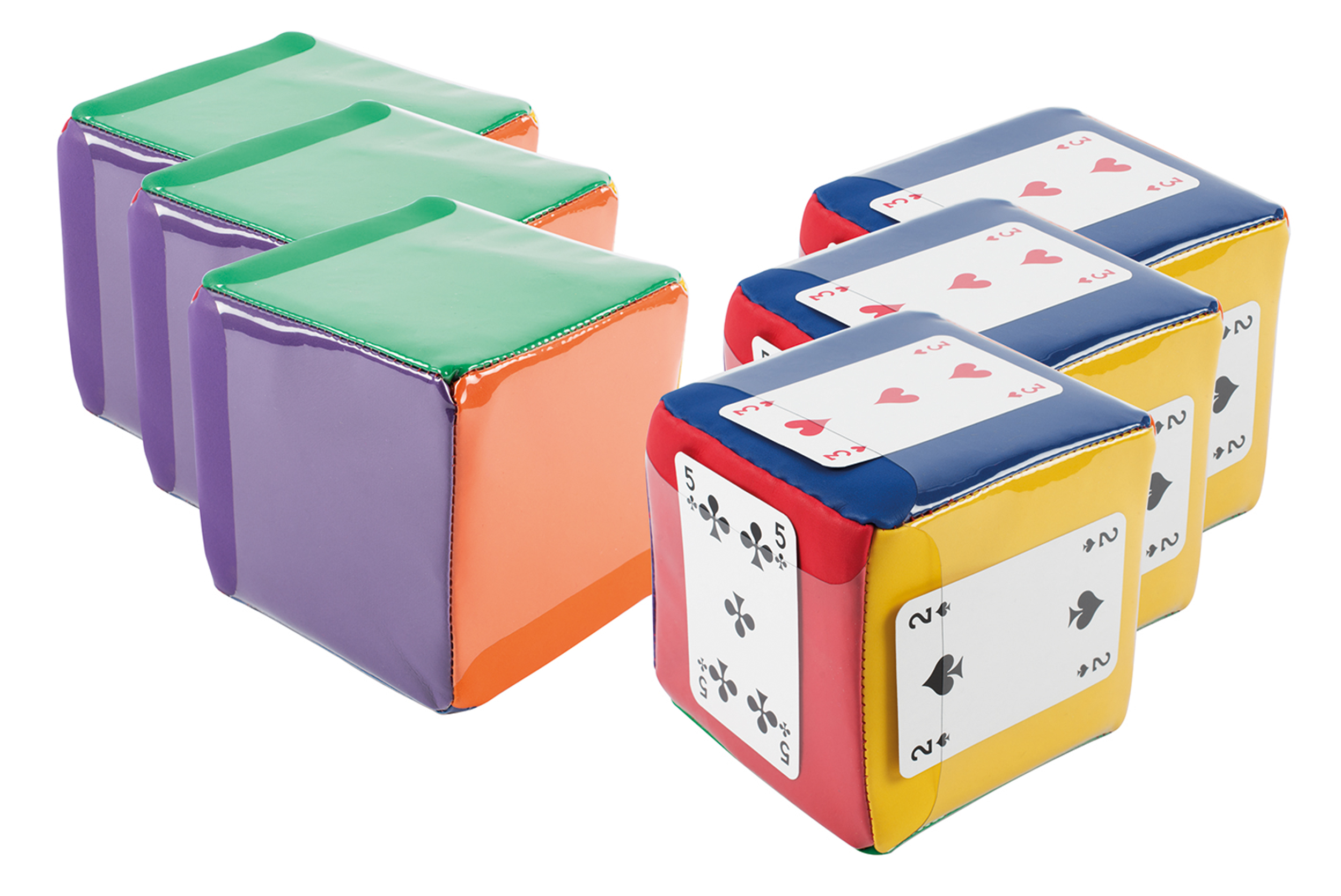 Movecubes Mini 6er Set, Schaumstoff-Spielwürfel 10x10 cm, ab 3 Jahre
