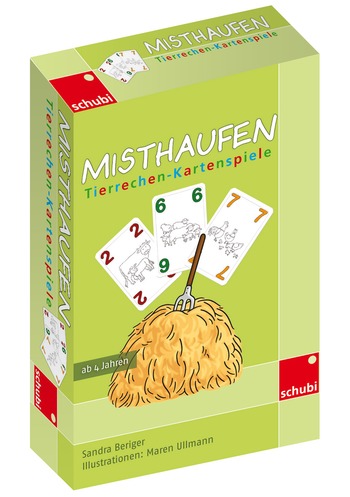 Misthaufen - Tierrechen-Kartenspiel, 4-8 Jahre
