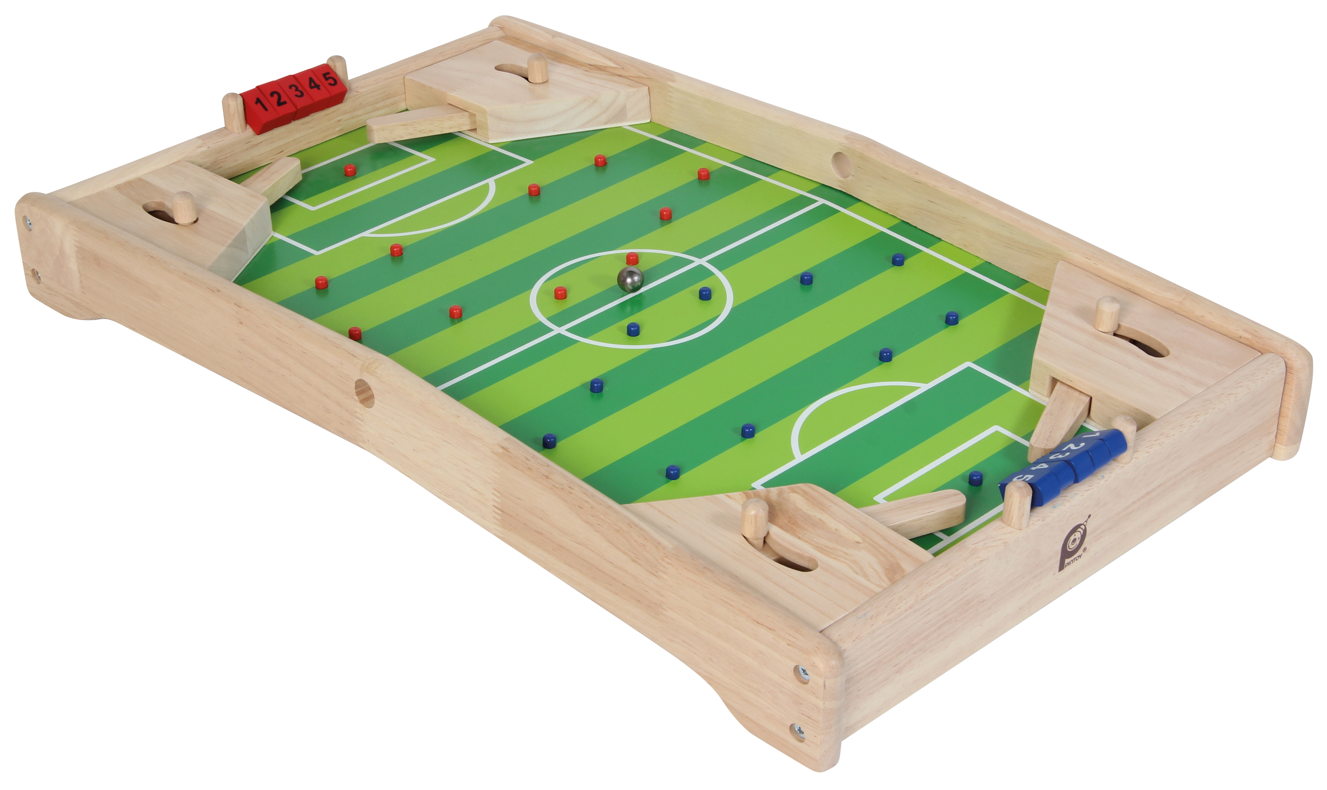 Fußball-Flipper, 60 x 35 cm, aus Holz, PINTOY