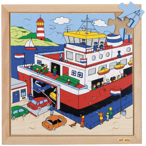 Transport-Puzzle - Fähre, ab 4 Jahre