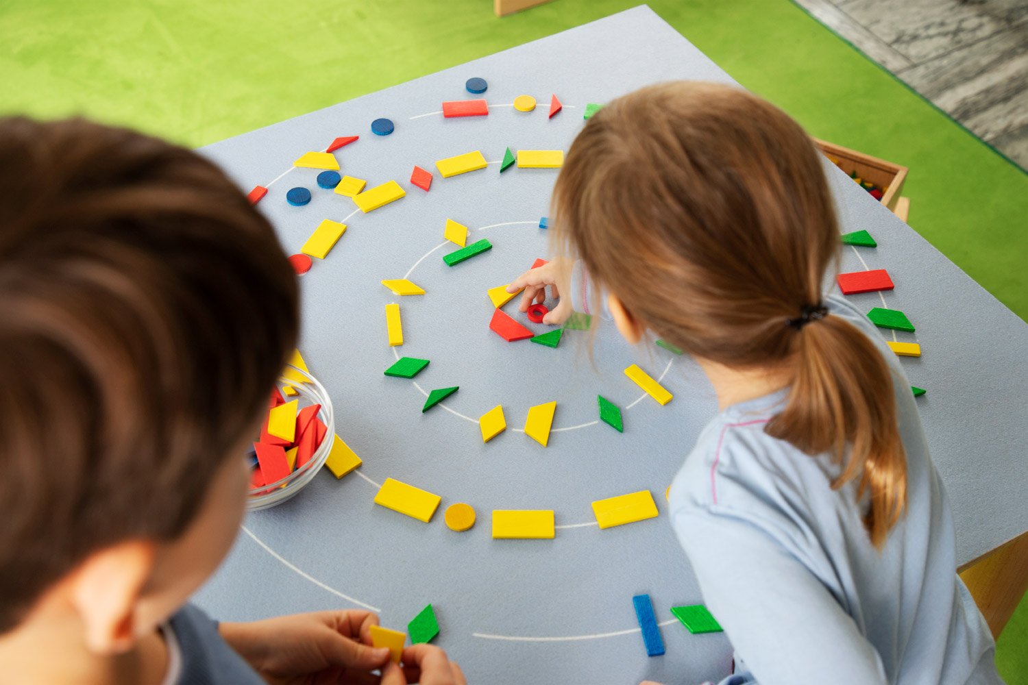 Spielteppich Mandala klein, 80 x 80 cm, 3-6 Jahre