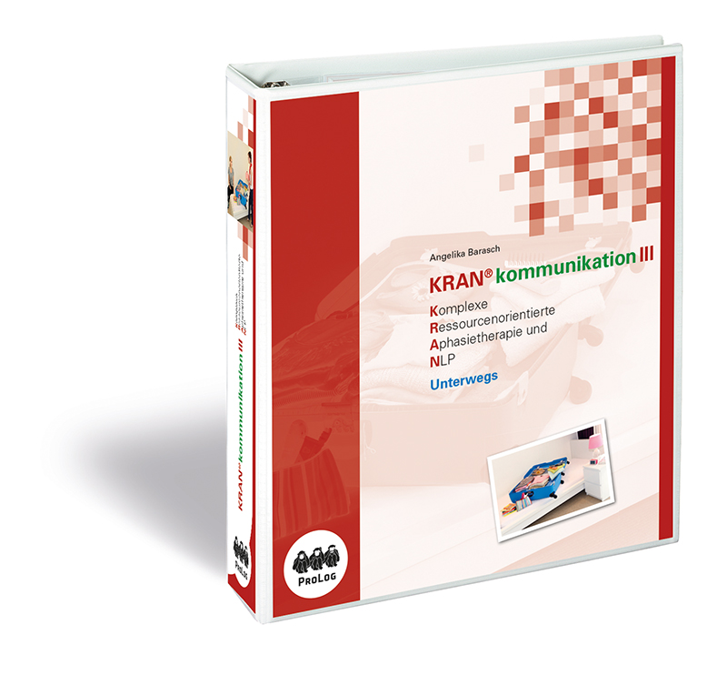 KRAN®kommunikation III Unterwegs, Ordner mit Aphasie-Übungsmaterial
