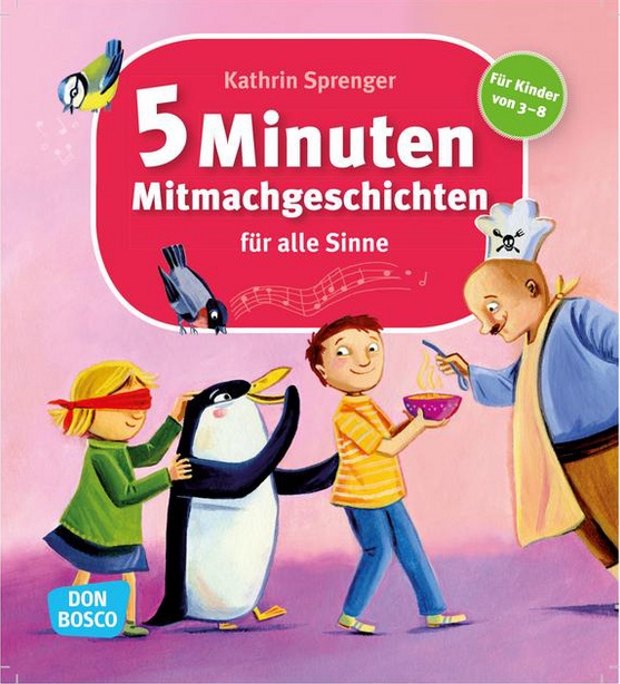 5-Minuten-Mitmachgeschichten für alle Sinne, Buch, 3-8 Jahre
