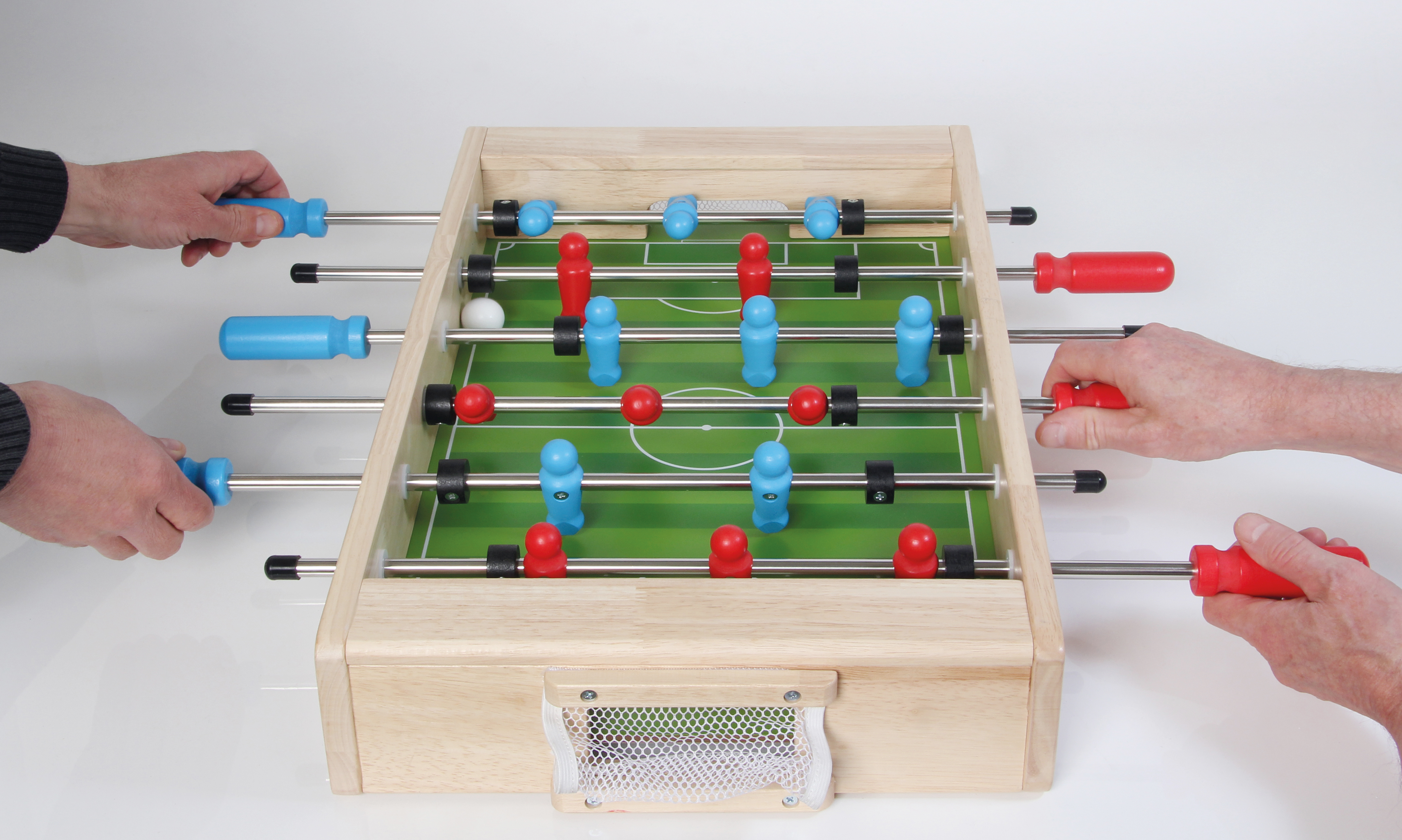 PINTOY 2 in 1 Tischfußball und Hockey, ab 3 Jahre