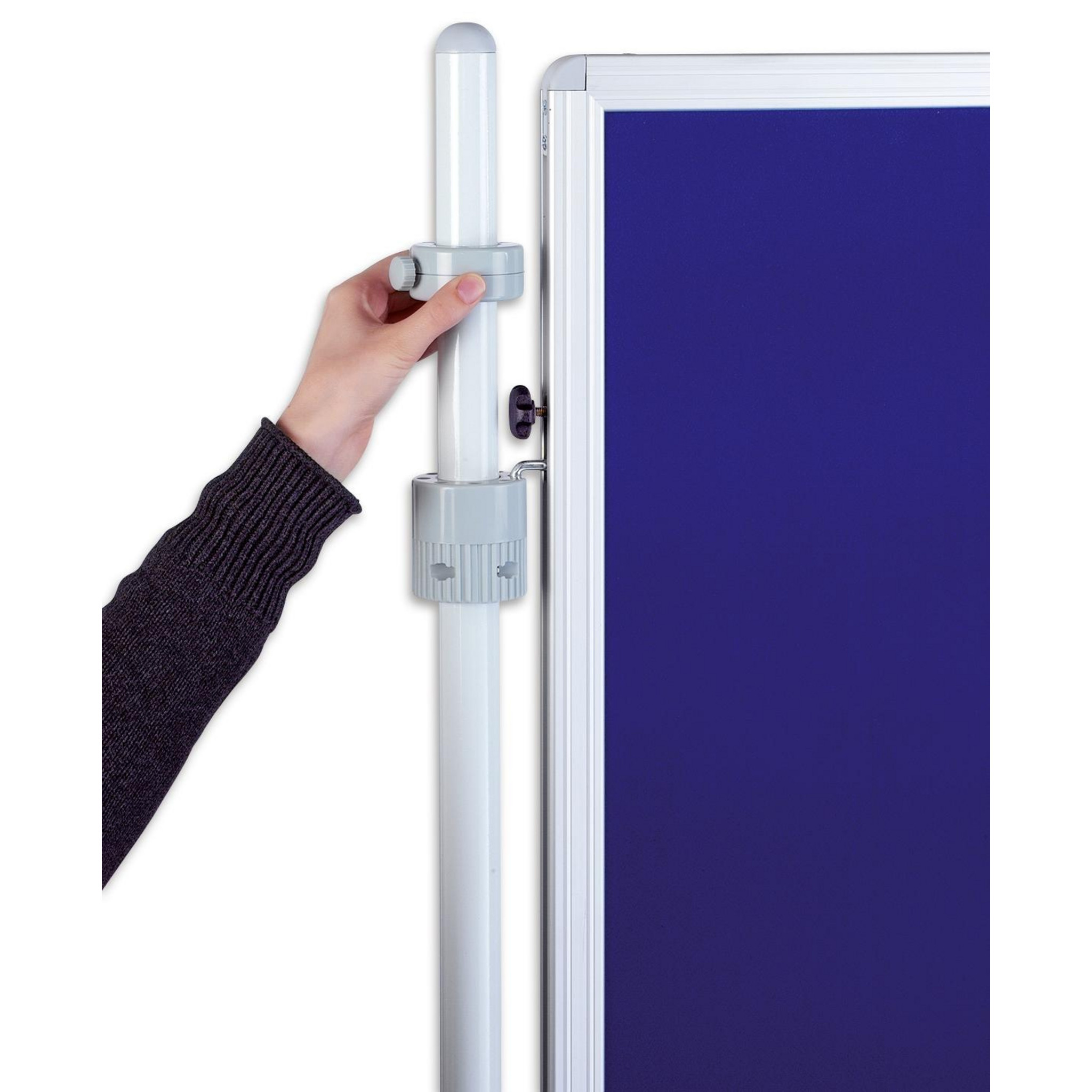 T-Fuß Stativ, grau, Ständer für Stellwand, einzeln