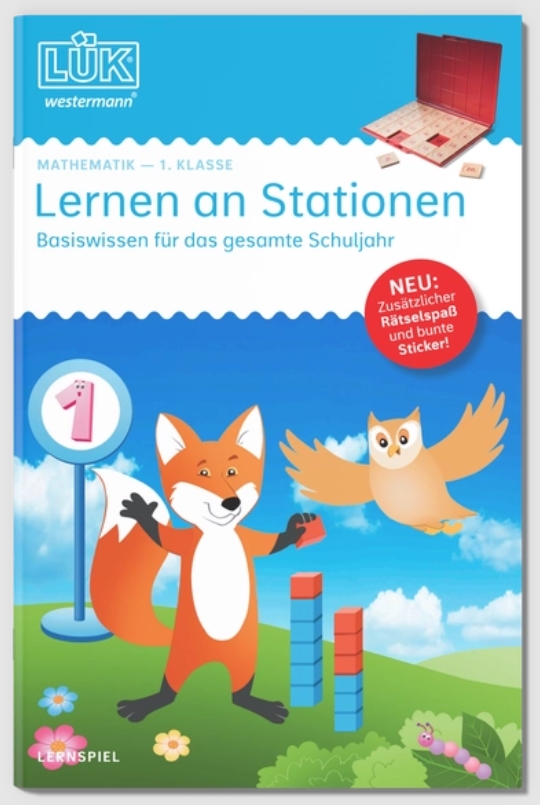 LÜK Lernen an Stationen Mathematik Klasse 1, Heft