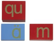Sandpapierbuchstaben