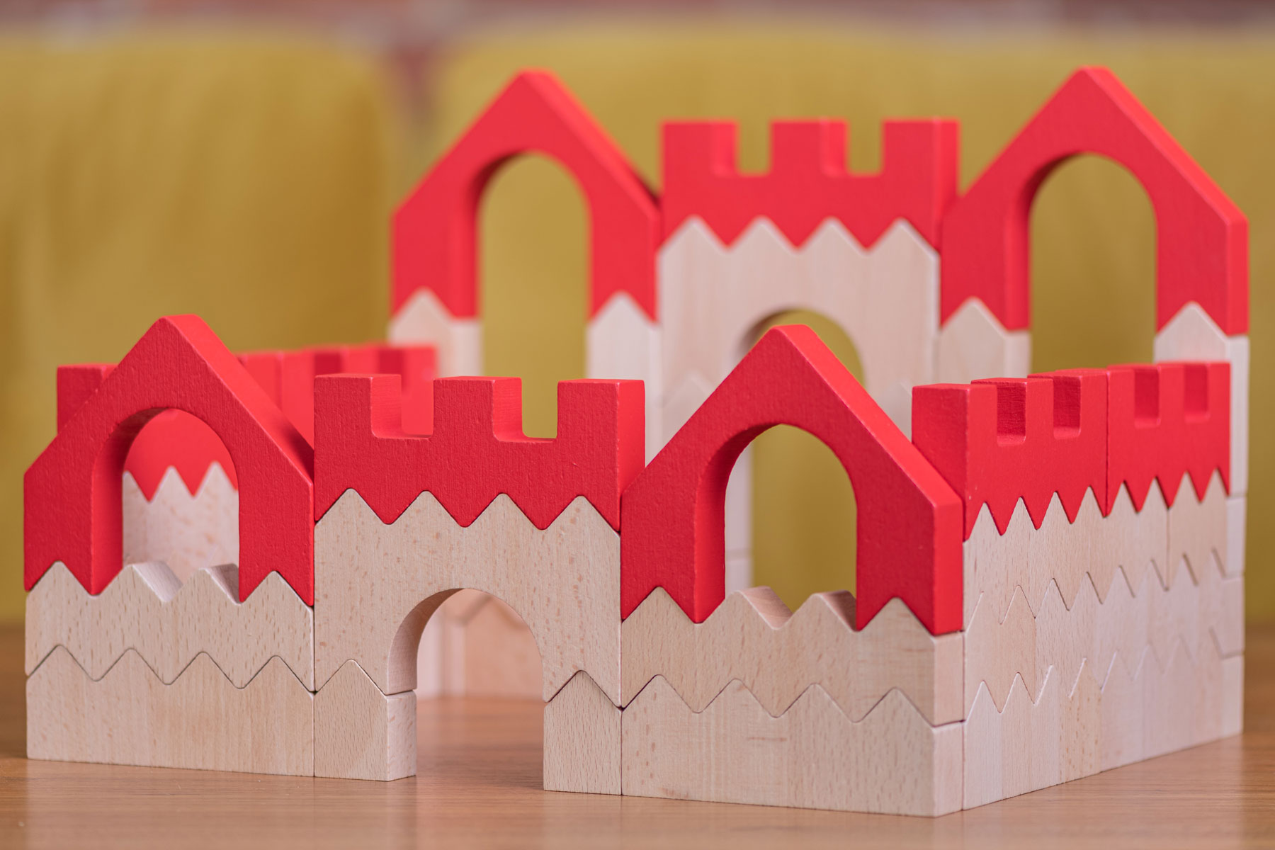 ZigZag Blocks Burgen-Set, Holzbausteine, ab 2 Jahre