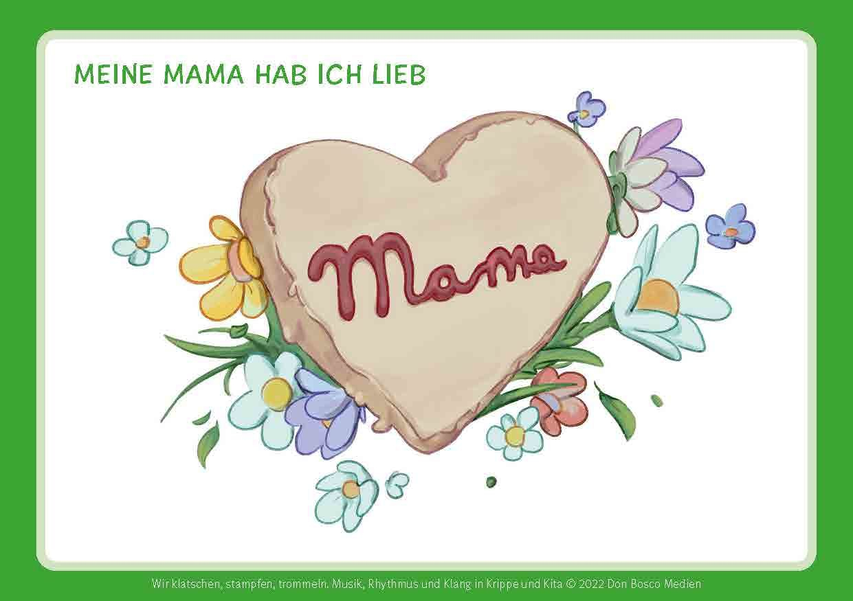 Wir klatschen, stampfen, trommeln, Bildkarten, 1-4 Jahre