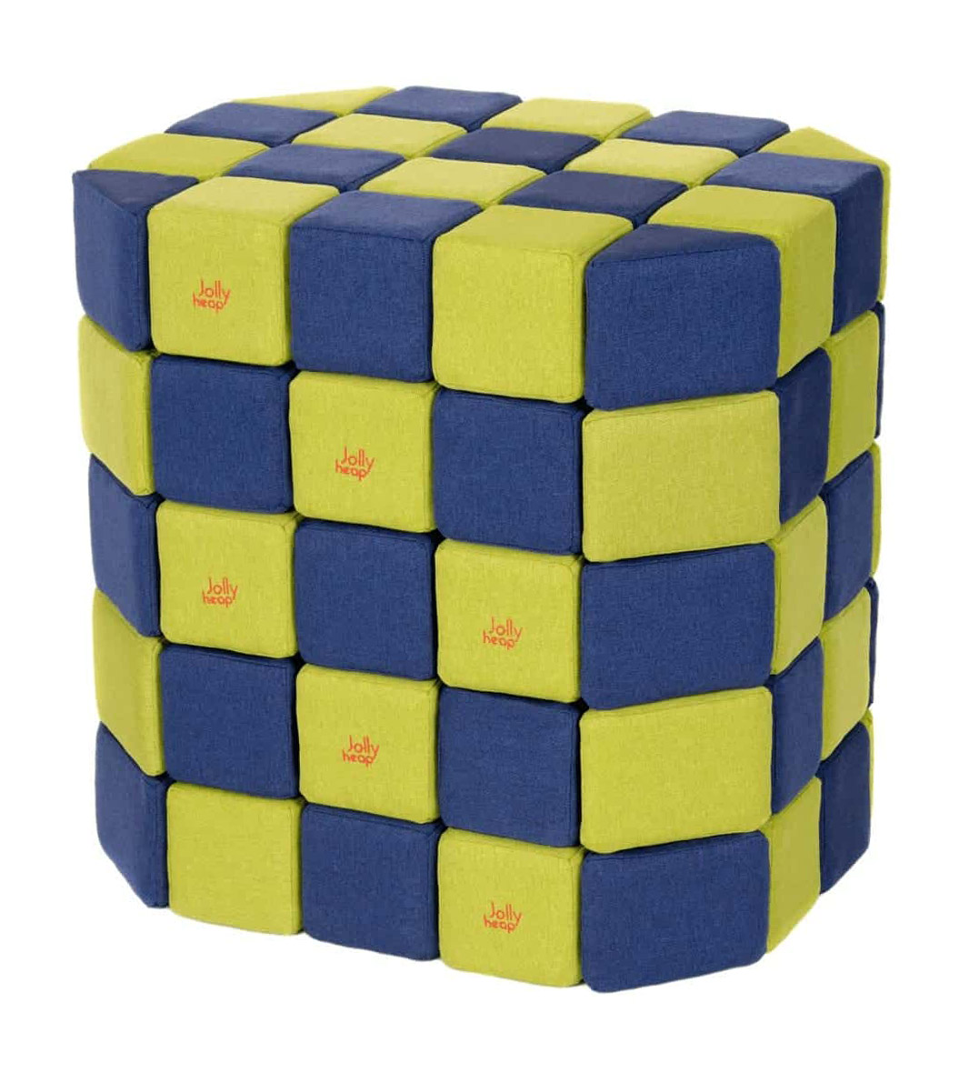 Jolly Heap Set BASIC grün-blau, Riesen-Magnetbausteine