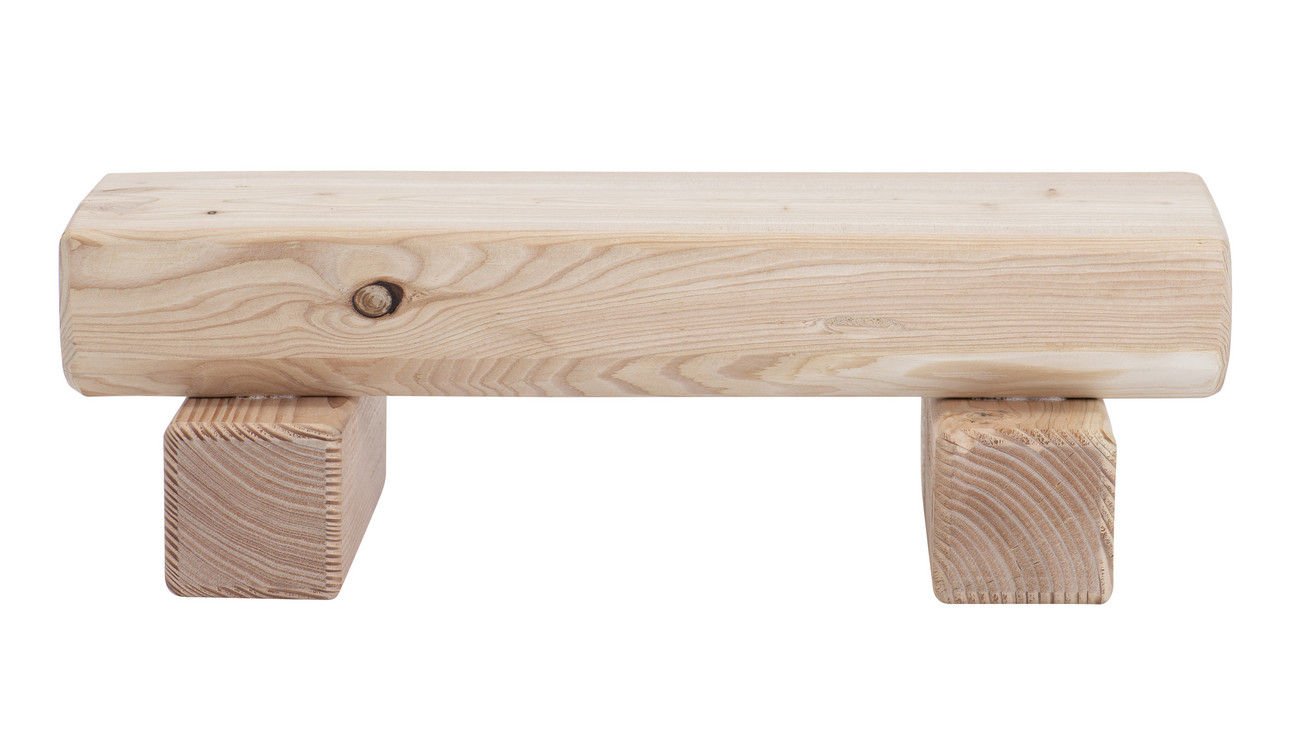 Kleine Sitzbank für Kinder "Stammplätzchen Horsti", aus Holz, 17,5 x 55 x 20 cm