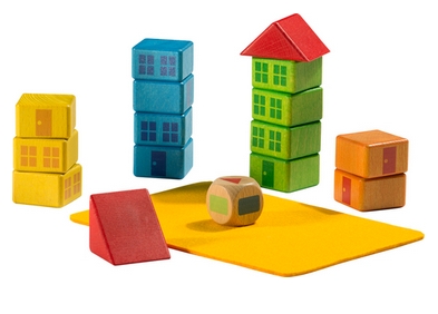 Wir bauen ein Haus, Farbwürfel-Spiel, ab 2 Jahre