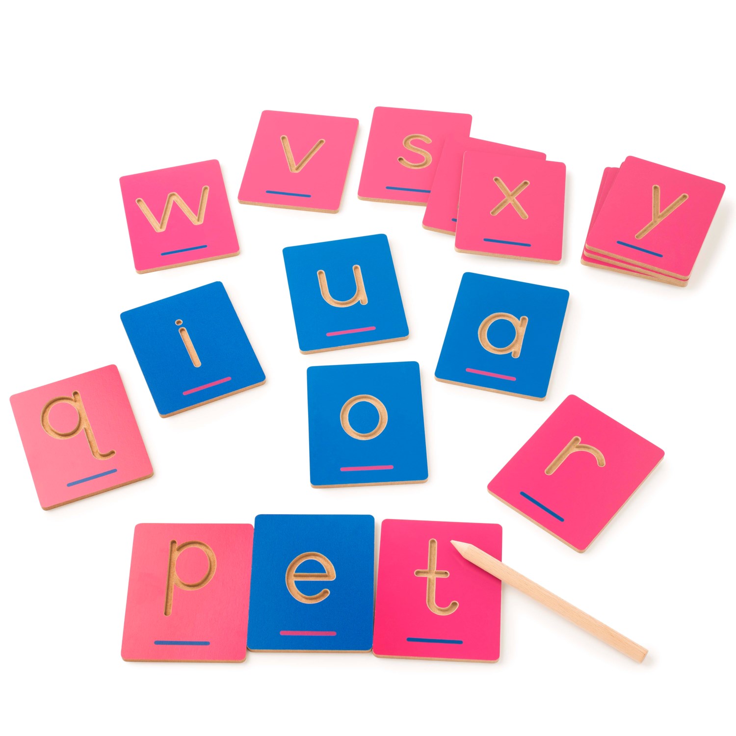 Fühlspiel Buchstaben, ab 3 Jahre