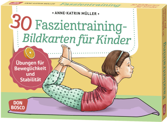 30 Faszientraining-Bildkarten für Kinder