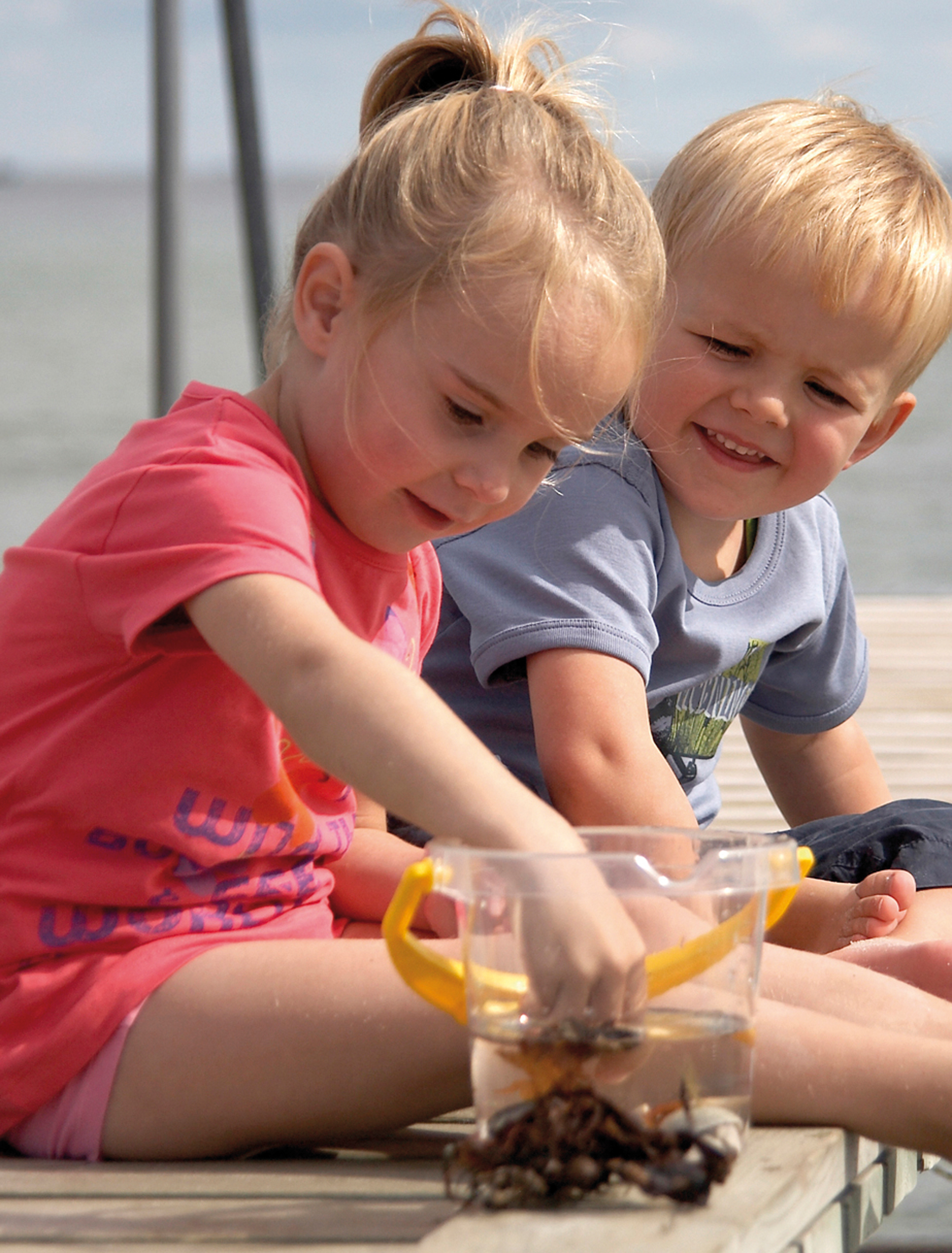 dantoy® Sandspielzeug, Eimer transparent klar, 1 Stück, Höhe 14cm