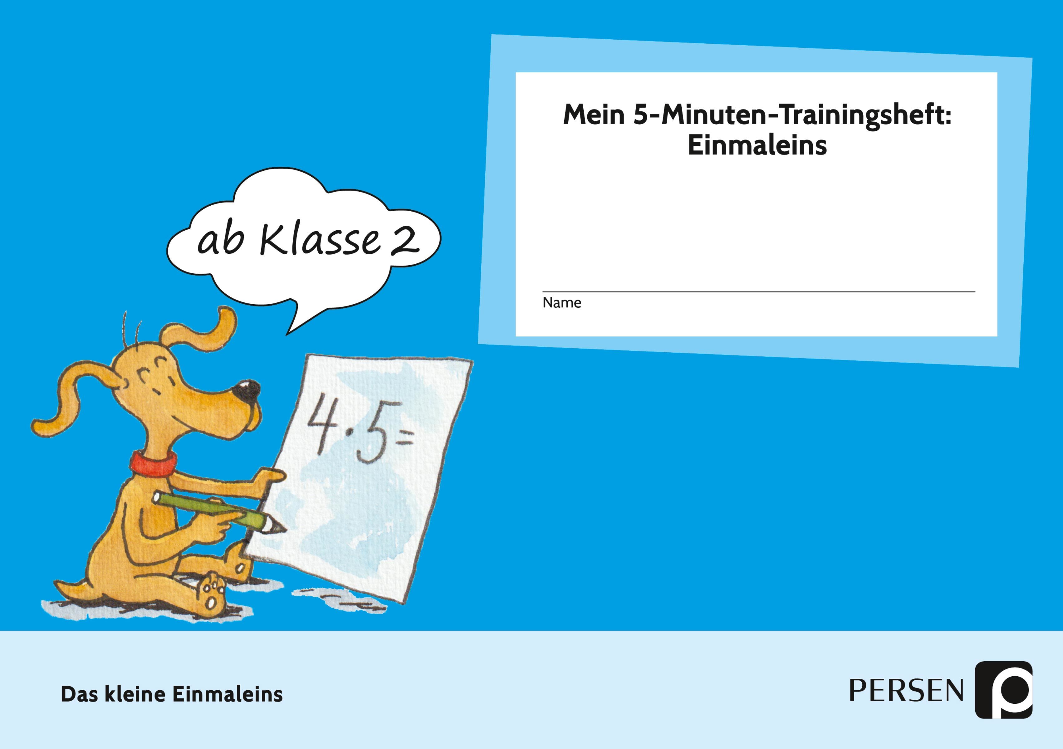 Mein 5-Minuten-Trainingsheft: Einmaleins, Buch, 2. und 3. Klasse