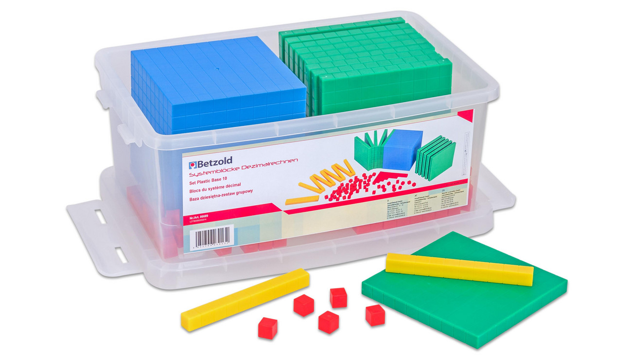 Zehner-Systemsatz aus Kunststoff in Box