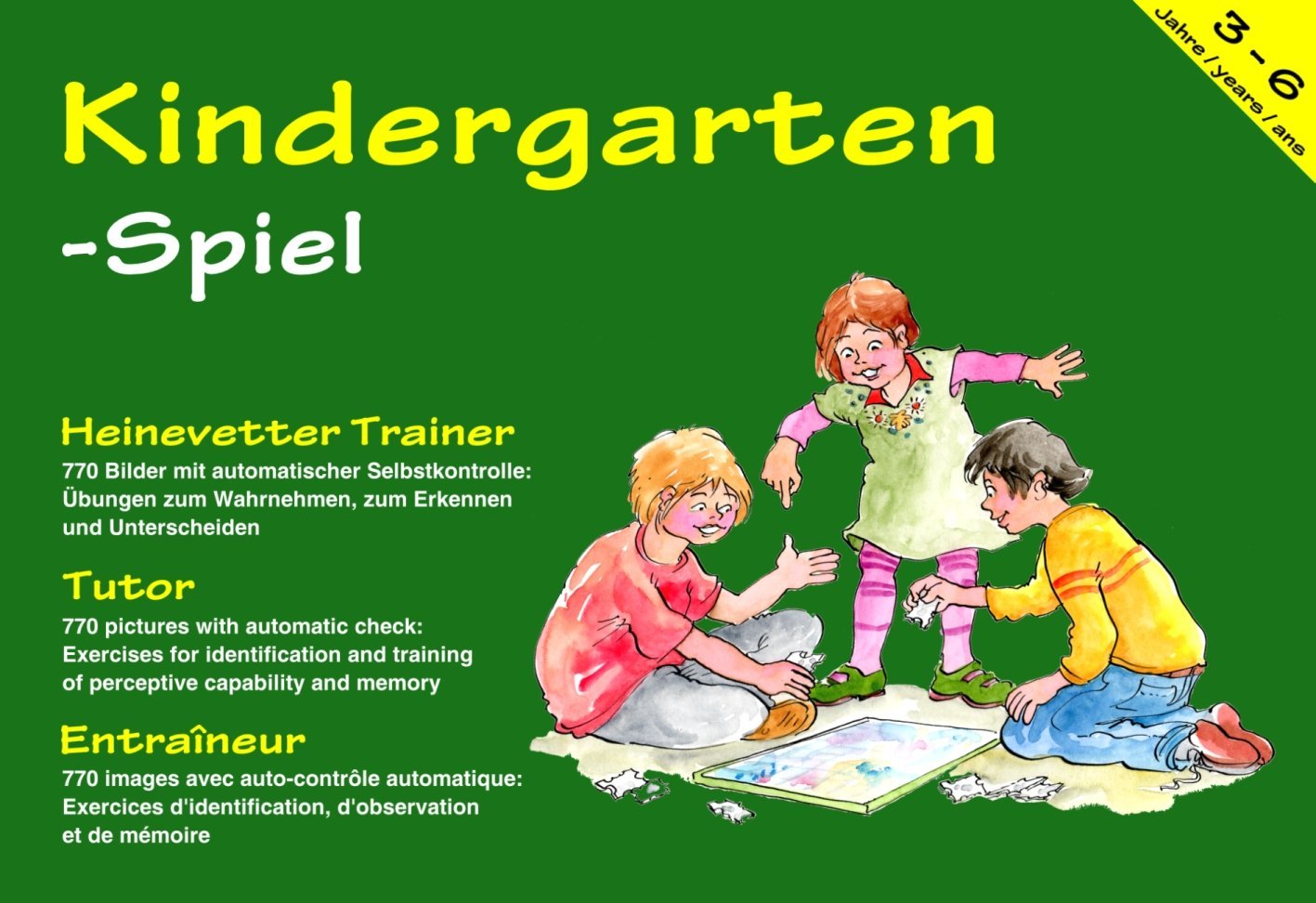 Kindergarten-Spiel, 3-6 Jahre