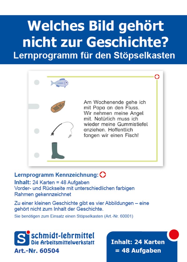 Stöpselkarten 'Welches Bild gehört nicht zur Geschichte?'