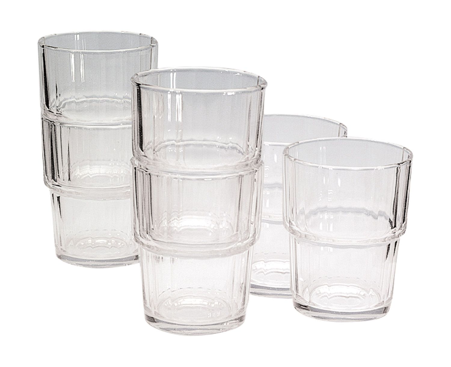 Stapelgläser 0,2 l, 6 Stück