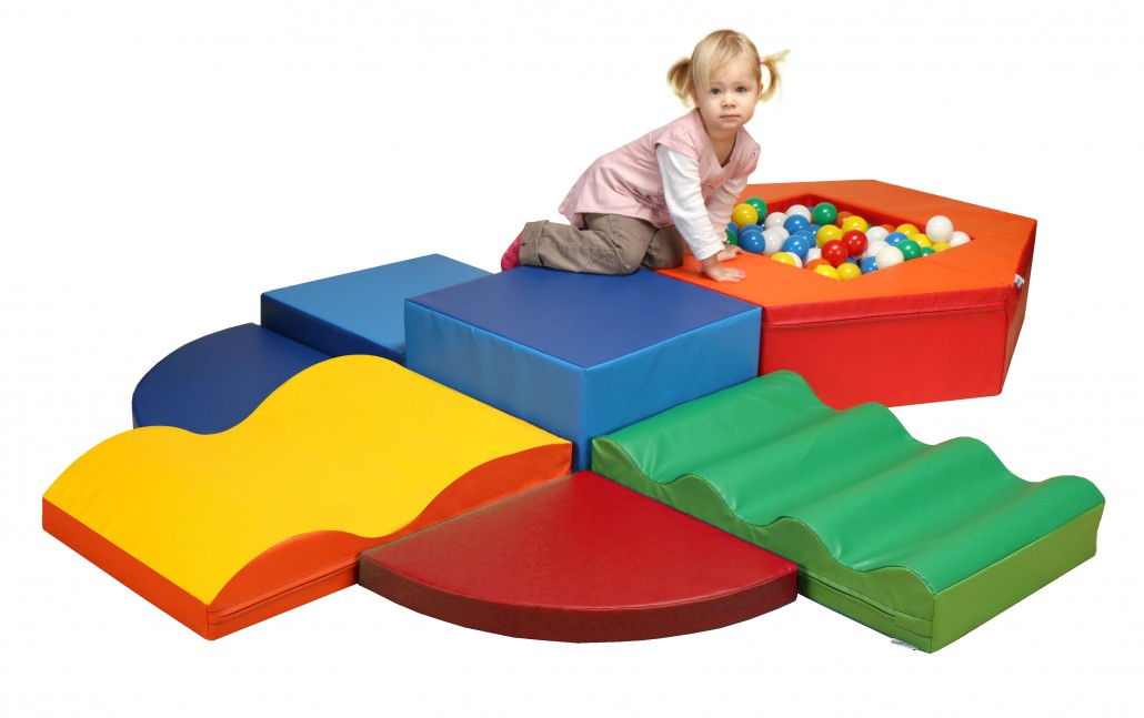 8-teiliges Baumodul MEDI 36-165-12 (ohne Bälle), 2-4 Jahre