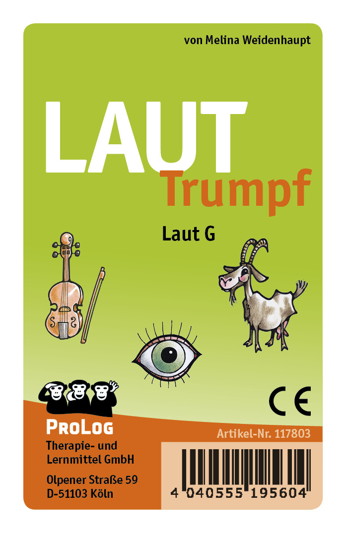 LautTrumpf! G, Spielkarten, ab 5 Jahre