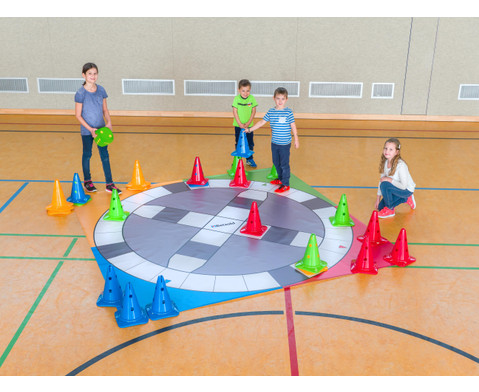 XXL-Outdoor-Hütchenspiel, ab 6 Jahren